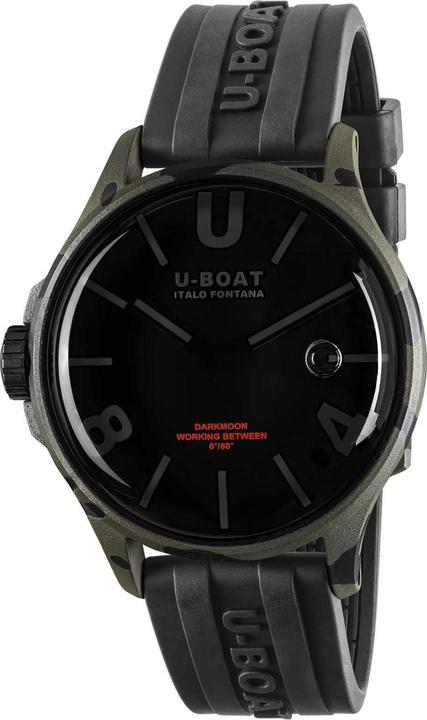 Immagine prodotto U-Boat 9553 Orologio da uomo Darkmoon Grey Camouflage 44mm 5ATM (Orologio da polso analogico, 44 mm)