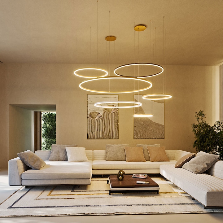 Immagine prodotto s.luce Anello diretto/indiretto (6000 lm)