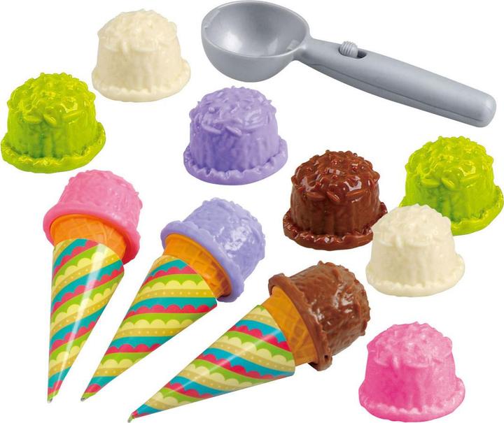 Play Set de jeu de crème glacée, 17 pièces.