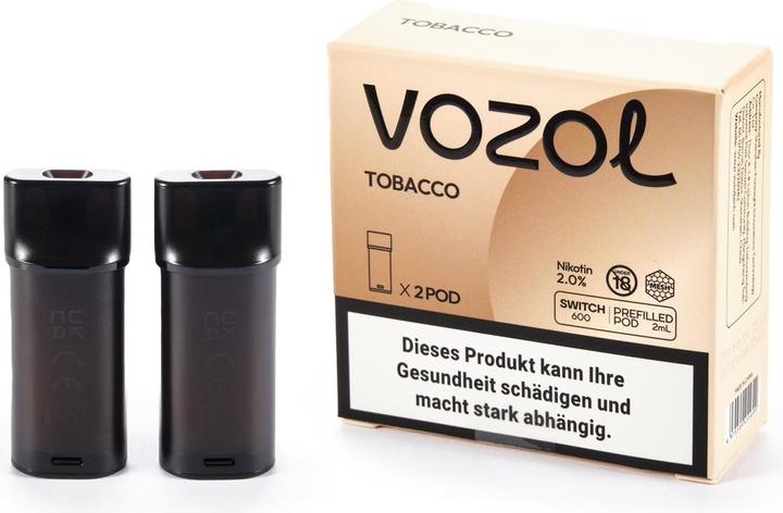 Produktbild Vozol Switch 600 Pod, Tobacco (Frische)