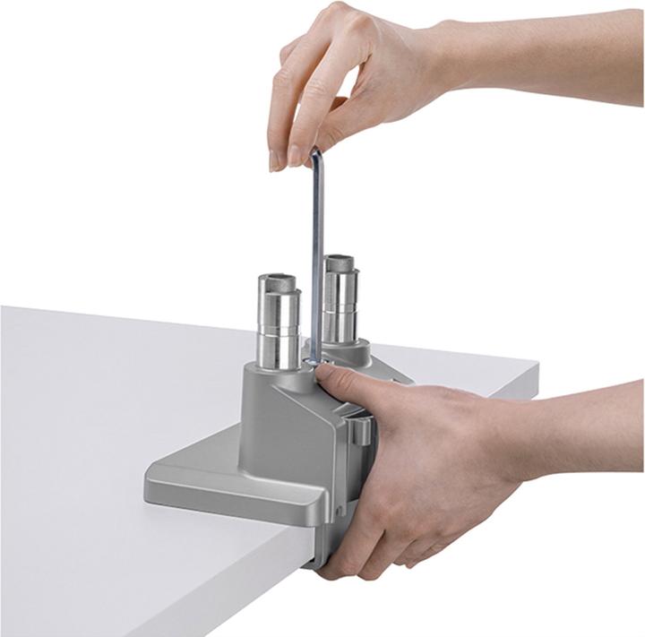 Produktbild Roline LCD-Doppelarm, Tischmontage, Gasfeder, 5 Gelenke (Tisch, 32", 9 kg)