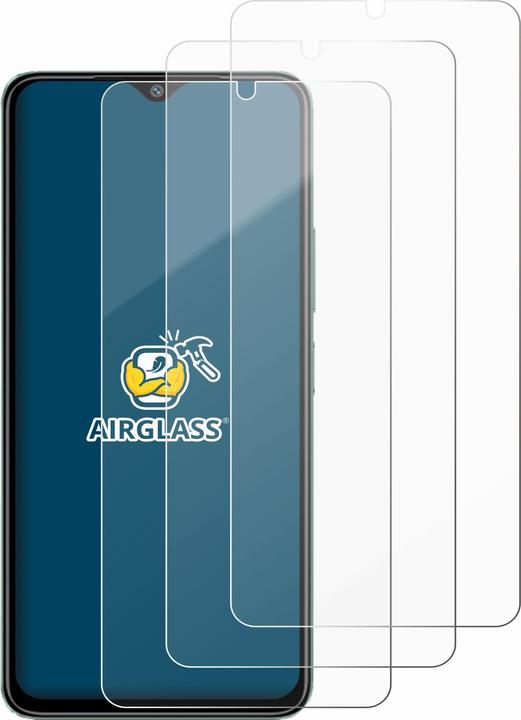 Immagine prodotto BROTECT Pellicola di vetro antiproiettile AirGlass (3 pz., Xiaomi Redmi A3)