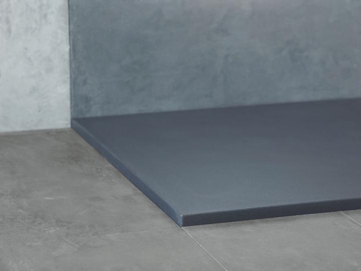 Duravit Rechteck-Duschwanne STONETTO 1600x1000x50mm beton grau