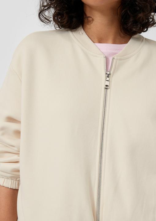 Produktbild s.Oliver Sweatshirt Jacke Sweat-Blouson mit Gummibündchen (32)