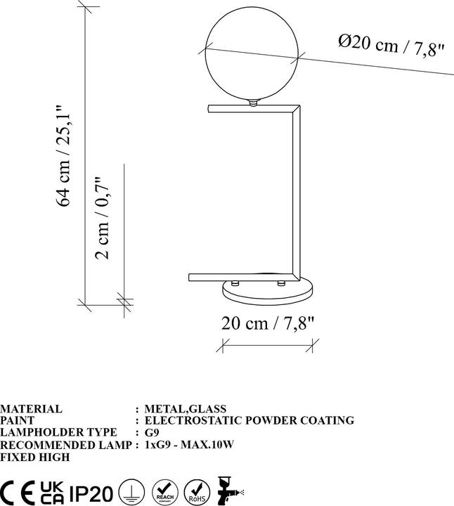 Image du produit Opviq Luminar Table Lamp