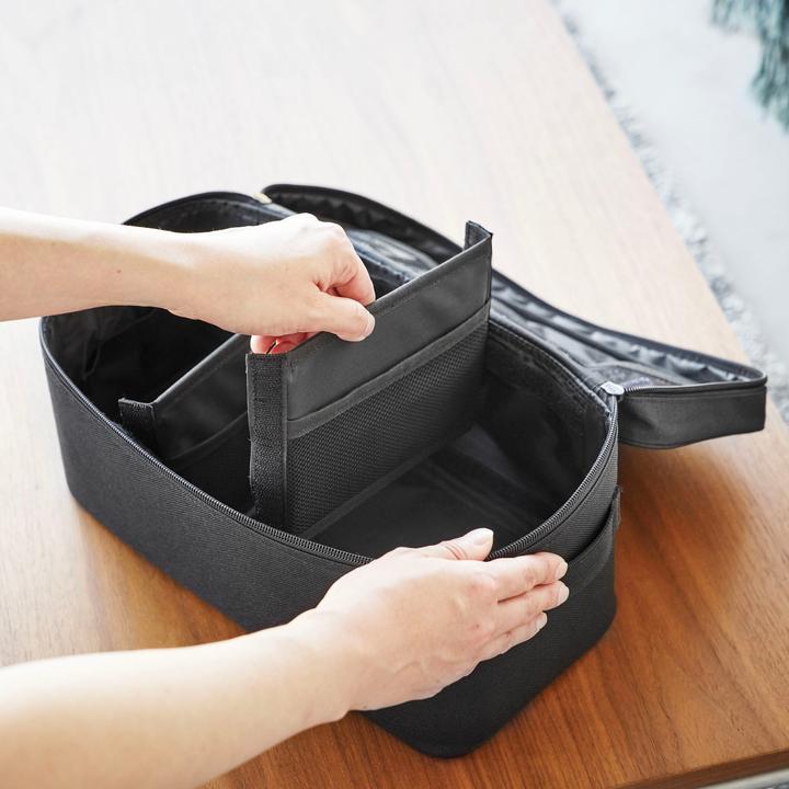 Actual product image Yamazaki Storage bag with dividers TOWER (8 l)