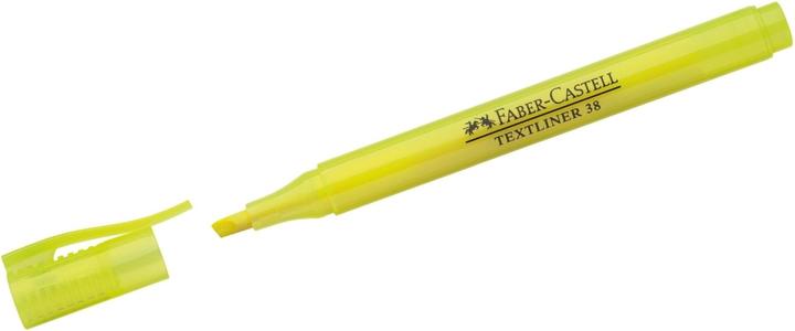 Actual product image Faber-Castell Highlighter 38 Pen (Yellow, 5 mm, 1 x)