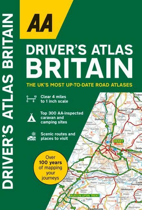 Image du produit Drivers Atlas Britain Flexibound (AA Road Atlas Britain) (AA UK Atlas Britain)