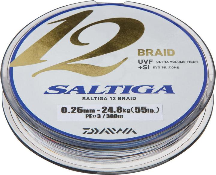 Produktbild Daiwa Saltiga EX 12 Braid Multi Color 300m (53.40 kg, 0.45 mm)