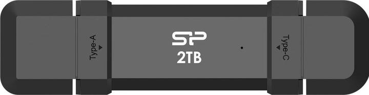 Productafbeelding Silicon Power Flash drive DS72 Dual USB-C/USB 3.2 Gen 2 Portable External SSD, 2TB, Black | (2 TB)