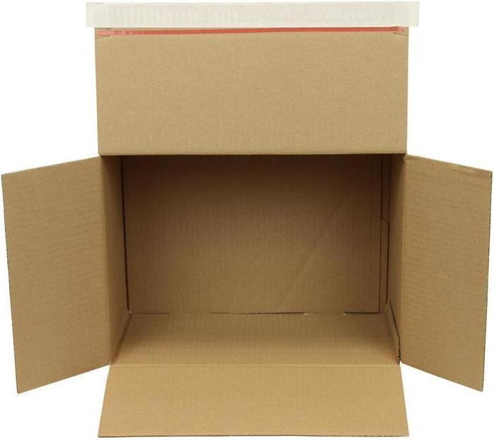 Produktbild Transpak Automatikkarton 1-wellig Automatikboden Masse 310x230x81-160mm SK Qualtität 1.3B braun A4 braun (20 Stk., 31 x 23 x 11 cm)