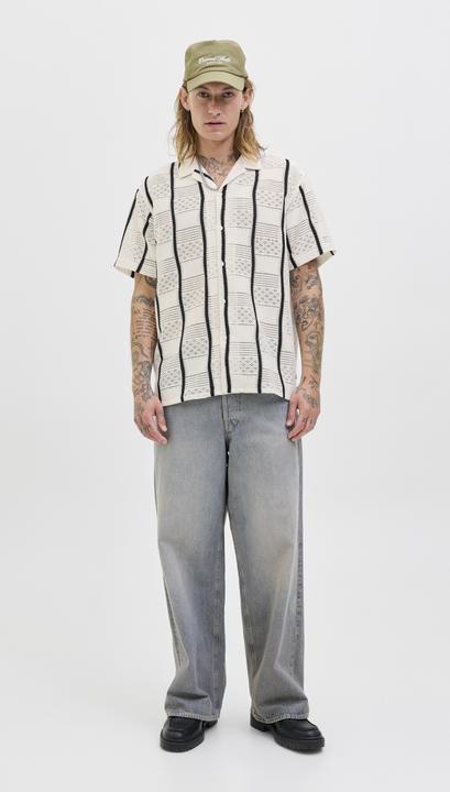 Actual product image Jack & Jones Jordia Stripe Resort Shirt Ss (M)