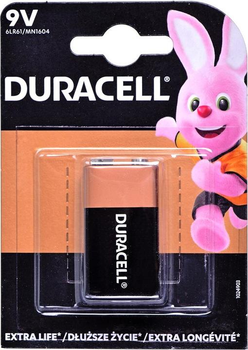 Actual product image Duracell 6LR61 disposable battery 9V alkaline (1 pcs., AA)