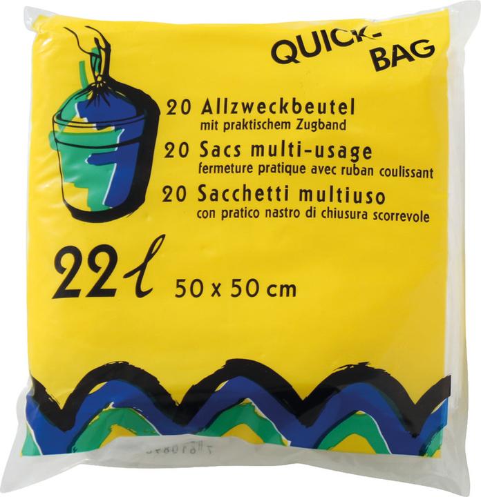 Produktbild Quickbag Mehrzweckbeutel (1 Packung mit 20 Stück) (1x, 22 l)