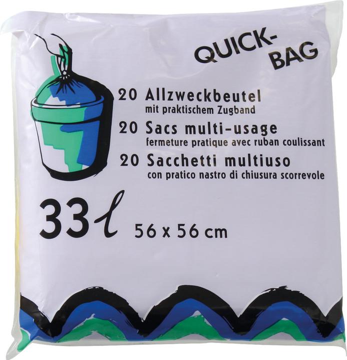 Produktbild Quickbag Mehrzweckbeutel (20x, 33 l)
