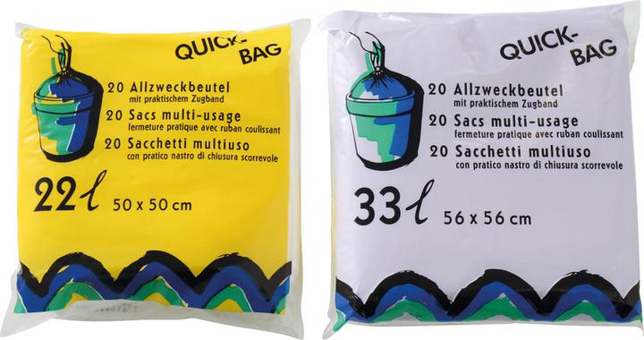 Produktbild Quickbag Mehrzweckbeutel (20x, 33 l)
