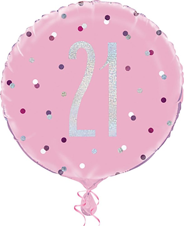 Immagine prodotto Unique Party Palloncini in foil prismatici con glitter