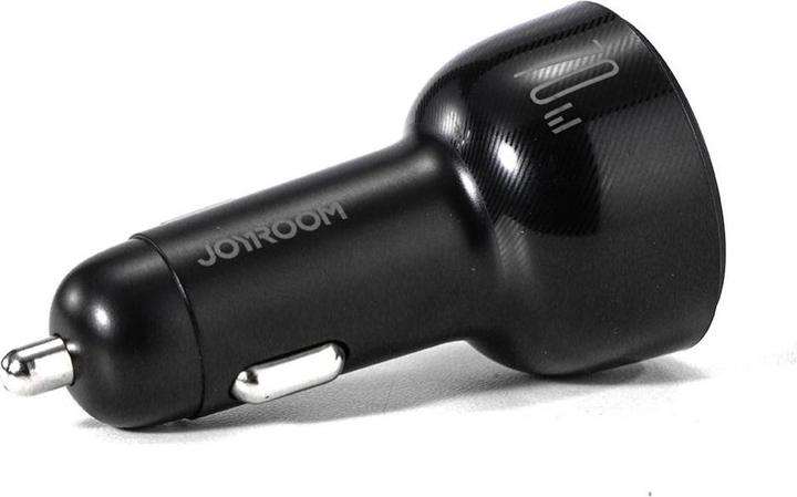 Actual product image Joyroom Multi-Color PD Car Charger with USB-A+ 2 x USB-C 70W - Black