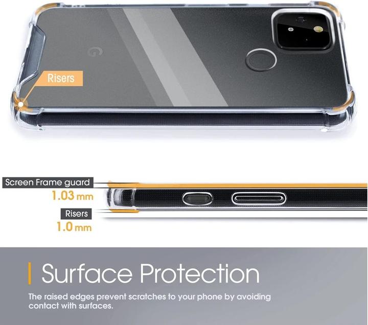 Image du produit Screenguard Google Pixel 5 Cover Crystal Soft Airbag Bumper (Google Pixel 5)