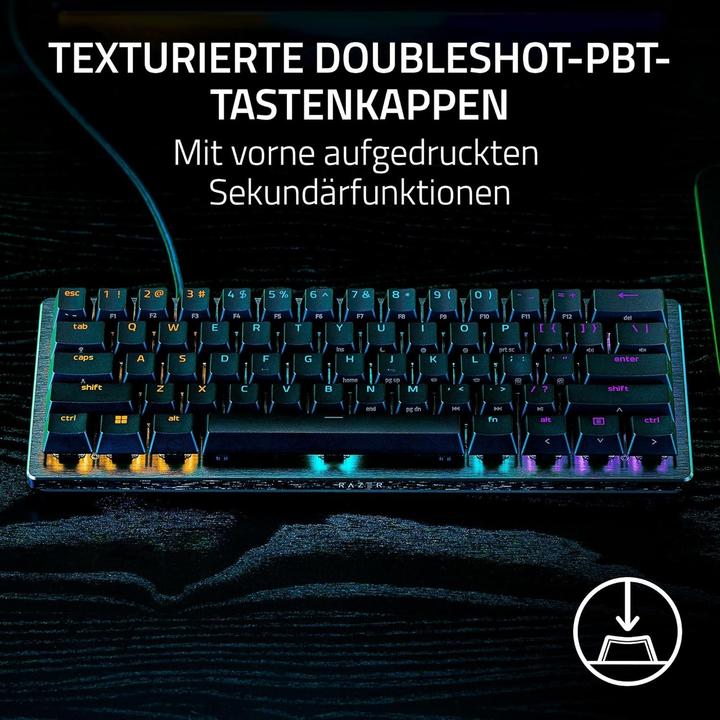 Actual product image Razer Huntsman V3 Pro Mini (Germany, Cable)