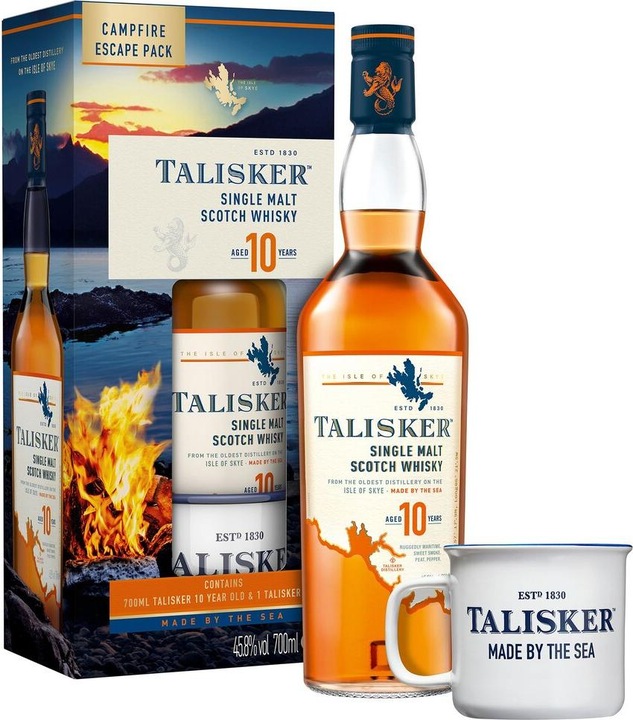 Produktbild Talisker 10 Years Old Campfire Escape Pack (Single Malt, 1 x 70 cl)