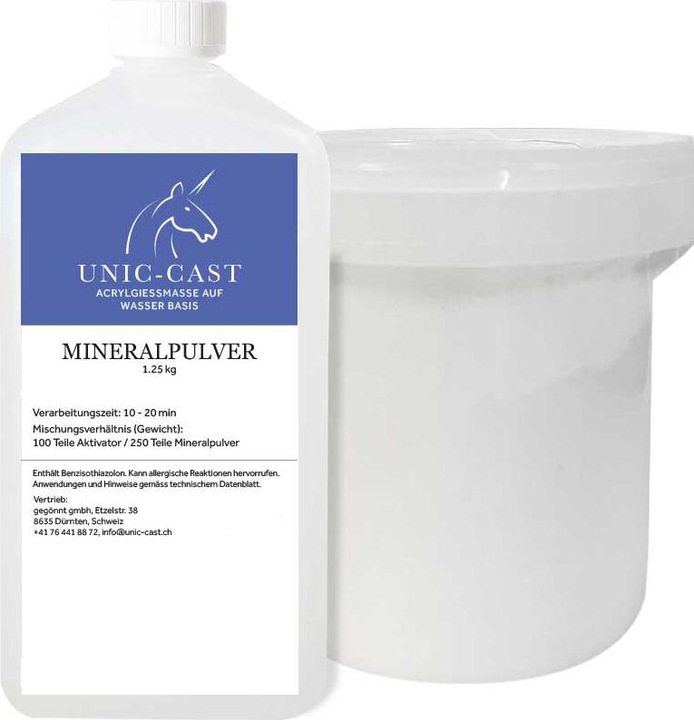 Produktbild Unic-Cast Acrylgiessmasse auf Wasserbasis, 1.75 kg, (Acrylharz auf Wasserbasis)