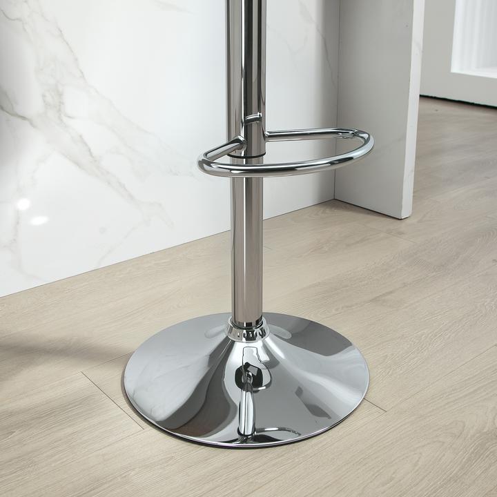 Produktbild Homcom Barhocker Kunstleder Schwarz