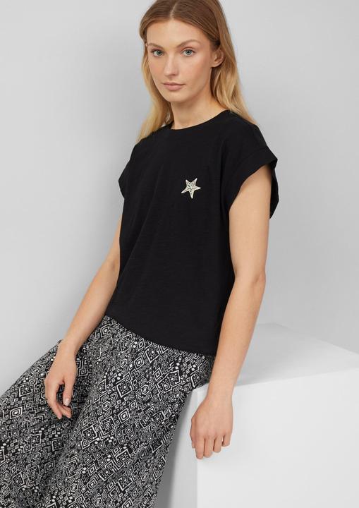 Produktbild S.Oliver T-Shirt T-Shirt im Relaxed Fit mit kleinem Artwork (36)