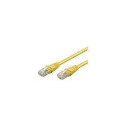 Thumbnail - Goobay CAT 5e Patchkabel, U/UTP, Gelb, 15 m (U/UTP, CAT5e, 15 m), Netzwerkkabel