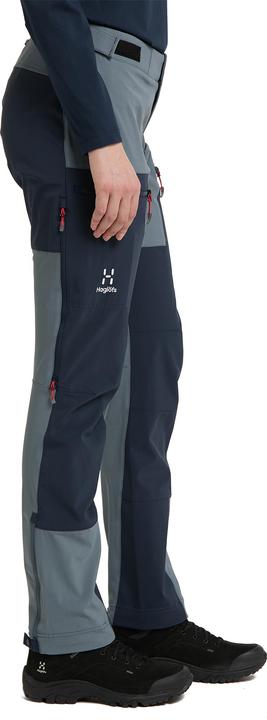 Actual product image Haglöfs Roc Sight Softshell Pant Women Steel blue/tarn blue (M)