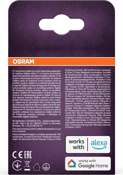 Productafbeelding Osram HOMELIGHTING Smart+ Funk-Steckdose