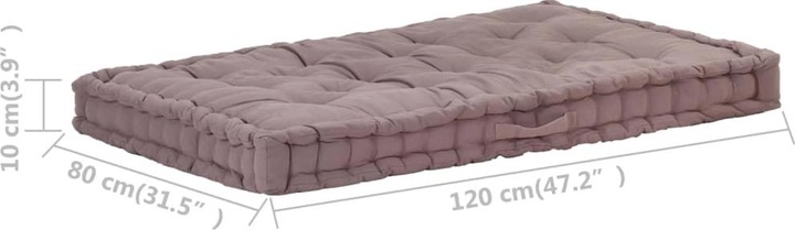 Actual product image VidaXL Marzio (120 x 80 x 10 cm)