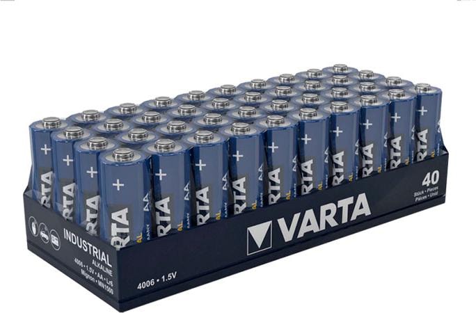 Varta Industrial (40 Stk., AA, 2950 mAh)