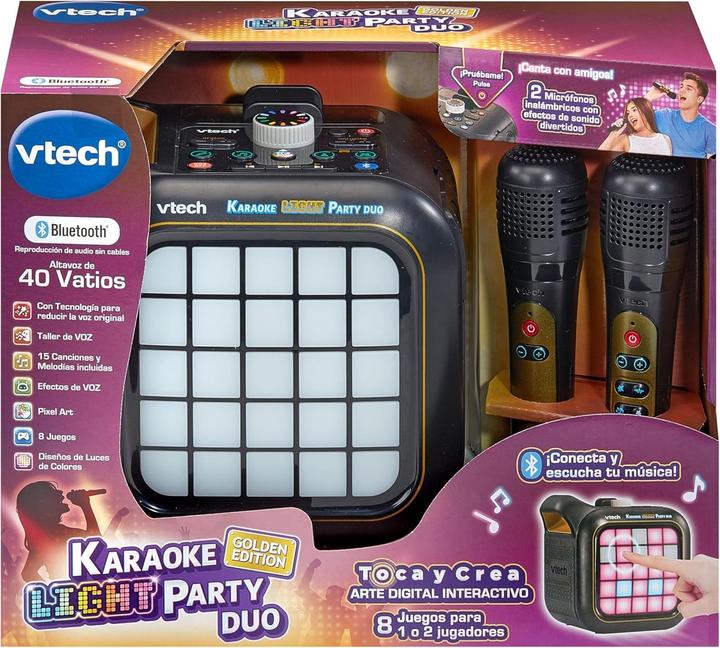 Produktbild VTech Bluetooth Lautsprecher mit Karaoke Mikrofon Duo Golden edition