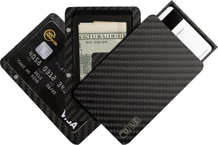 Actual product image Pitaka Carbon Cardholder Wallet