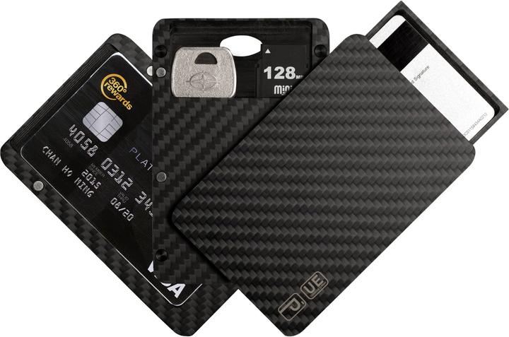 Actual product image Pitaka Carbon Cardholder Wallet