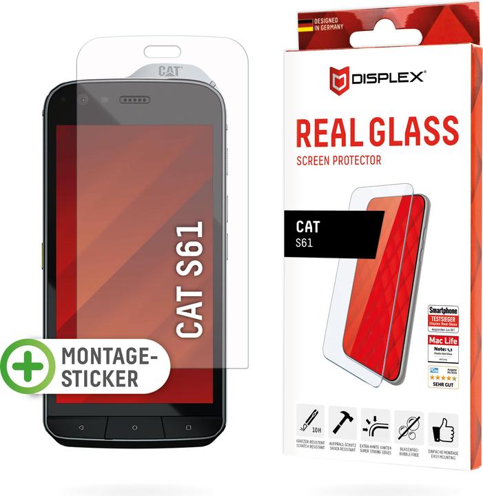 Produktbild Displex Real Glass, 2D Panzerglas (1 Stück)