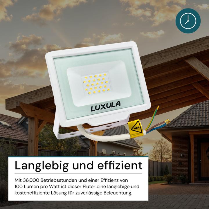 Actual product image Luxula LED floodlight (2000 lm, IP65)