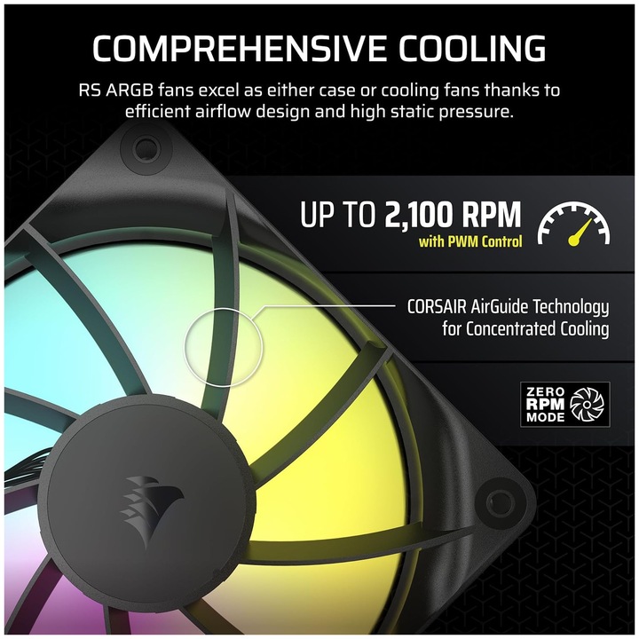Produktbild Corsair RS120 (120 mm, 3 x)