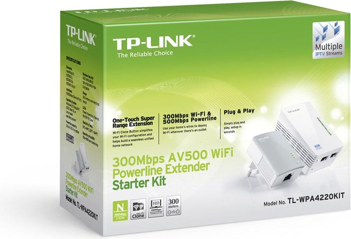 Actual product image TP-Link Tl-Wpa4220 Kit (600 Mbit/s)