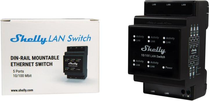 Produktbild Shelly LAN Switch (5 Ports)