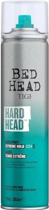 Immagine prodotto Tigi Bed Head by Hard Head Hairspray Extra Strong Hold Natural Shine (385 ml)
