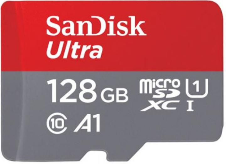 SANDISK Ultra mit Adapter (128 GB, microSDXC, U1, UHS-I)