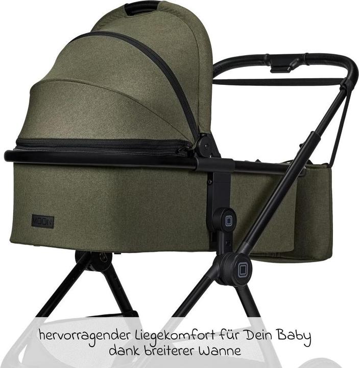 Produktbild Moon Kombikinderwagen 2in1 Kombi-Kinderwagen Clicc bis 22 kg mit