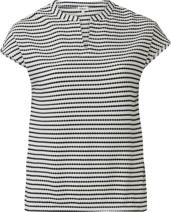 Produktbild S.Oliver T-Shirt Strukturiertes T-Shirt im Relaxed Fit (48)