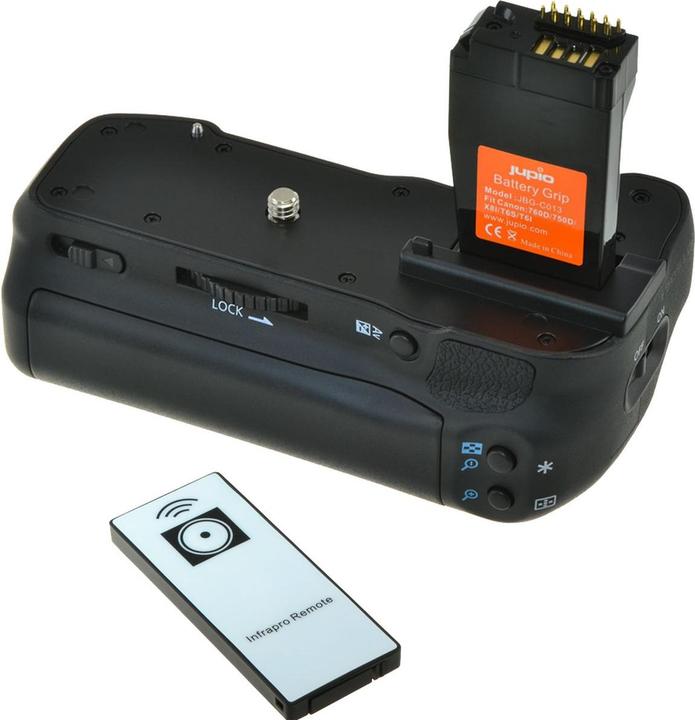 Produktbild Jupio BatteryGrip For Canon 750D/760D/IX8/T6S/T6i (Batteriegriff)