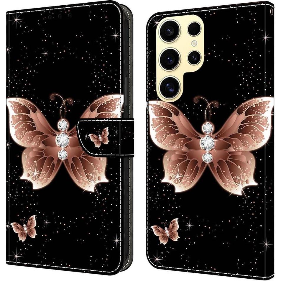 Cover-Discount Galaxy S25 Ultra - 3D-Effekt Hülle Etui (Samsung Galaxy S25 Ultra), Smartphone Hülle, Blau