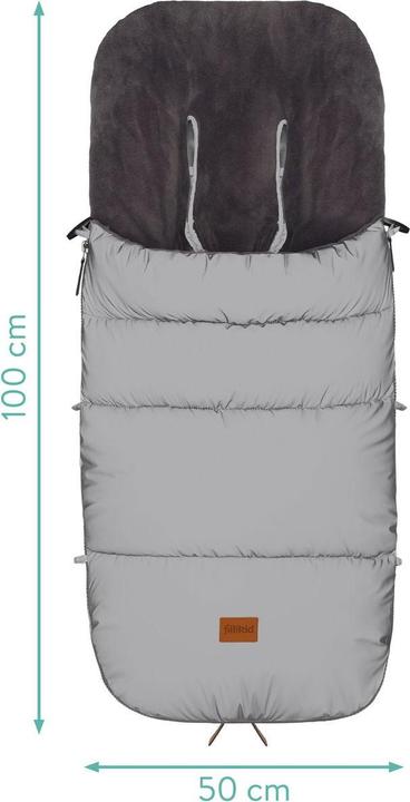 Image du produit Fillikid Fusssäcke für Kinderwagen & Buggys Fleece-Fusssack Kinley Reflect mit reflektierendem
