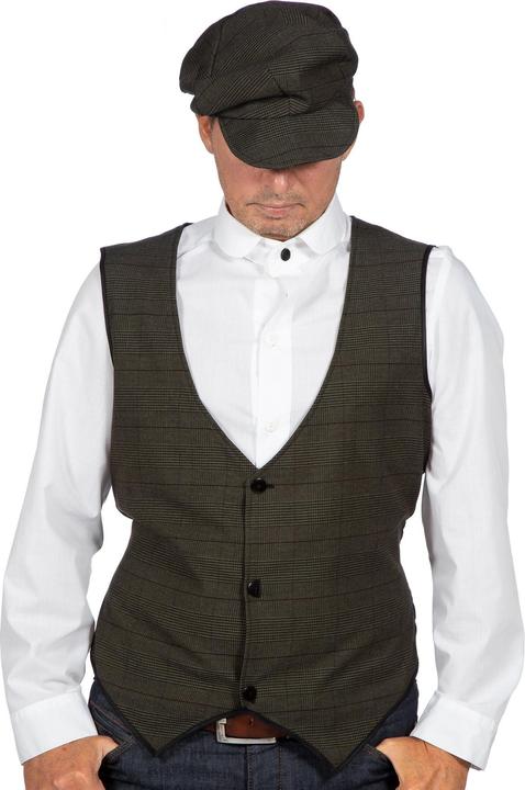 Actual product image Wilbers Men's shirt Roaring 20's, round collar (54)