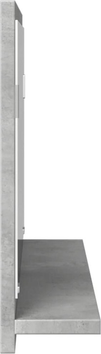 Produktbild VidaXL Badspiegel Wandspiegel Badezimmerspiegel Spiegel mit Ablage Betongrau